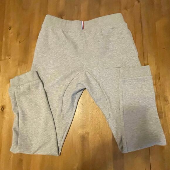 Le Coq Sportif Grey Joggers Sweatpants Cotton Size L - Picture 7 of 14